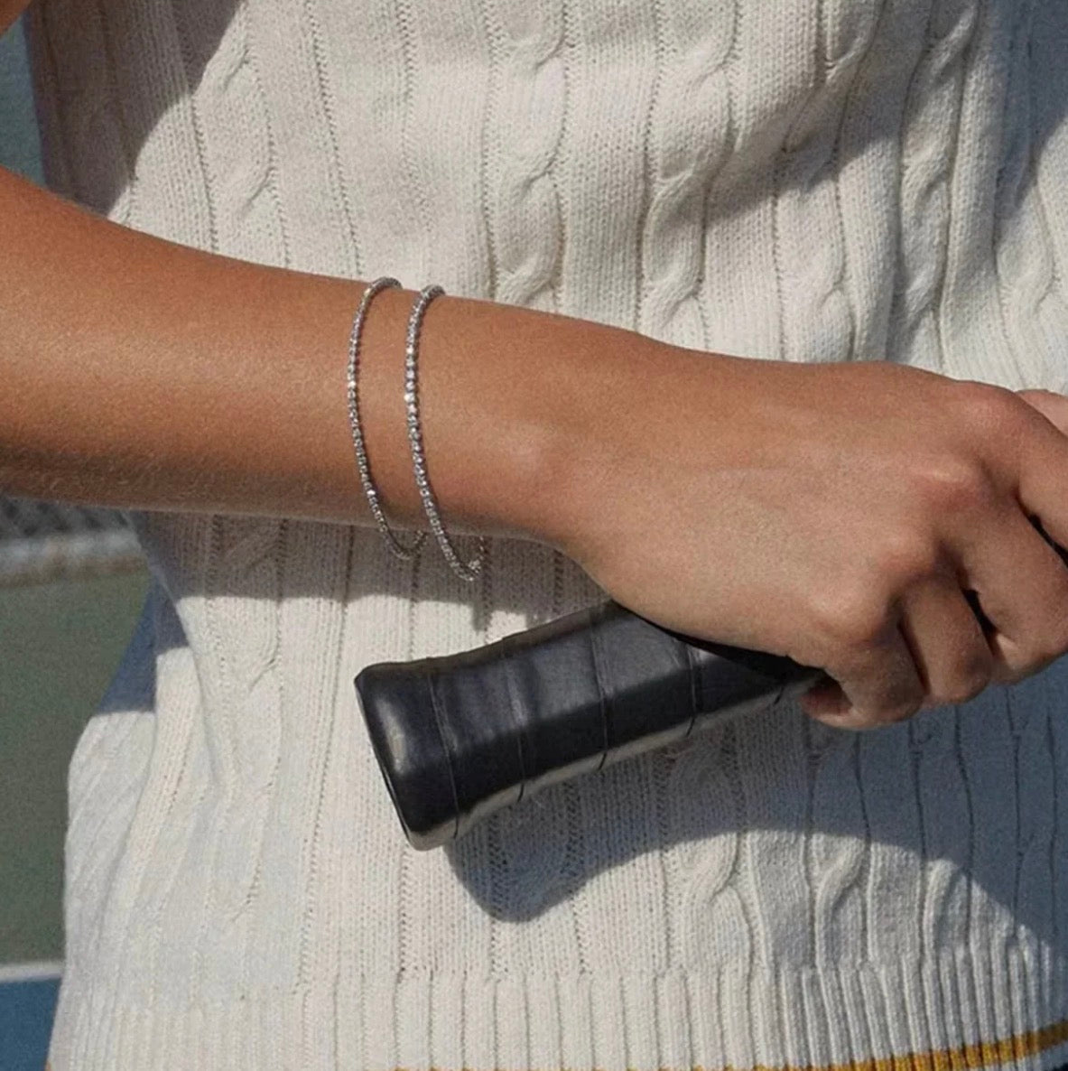 Bracelet Tennis Zircon Doré – Élégance & Éclat