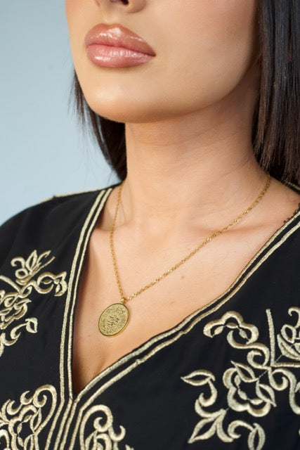 Collier Médaillon " Al Fatiha"