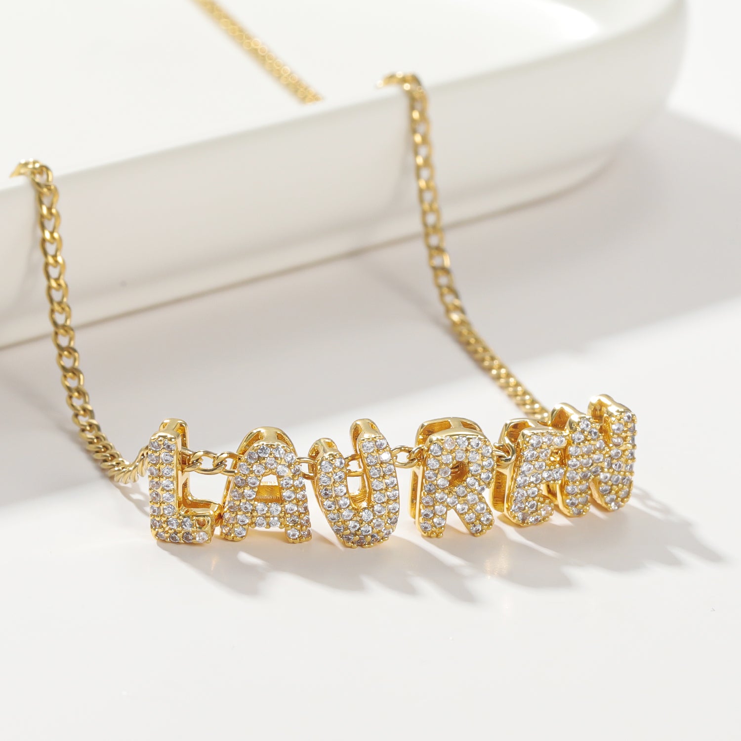 Maya customizable rhinestone necklace