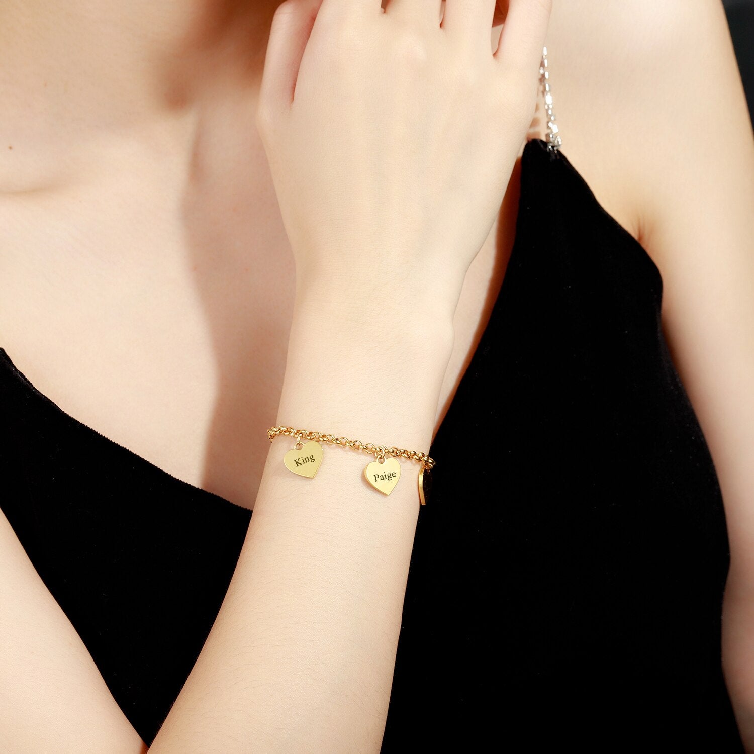 Bracelet Charms Cœur
