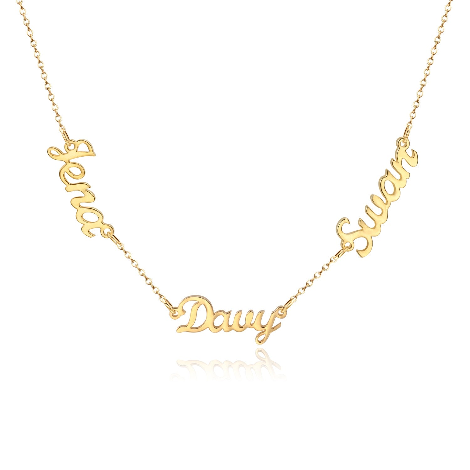 Collier personnalisé avec trois noms