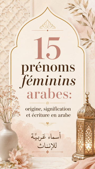 15 prénoms féminins arabes : origine, signification et écriture en arabe — Talisma