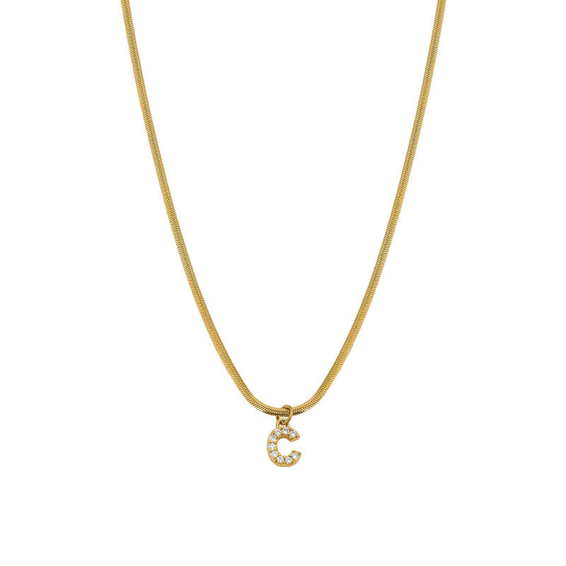 Collier initial Emma