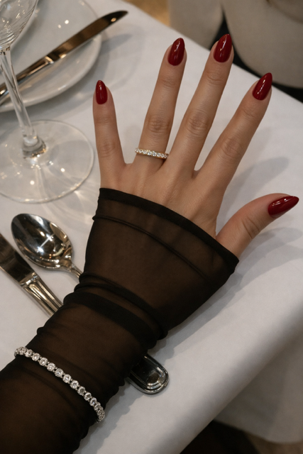 Bague Éternité Zircon - Acier Inoxydable 316L