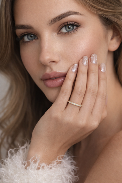 Bague Éternité Zircon - Acier Inoxydable 316L