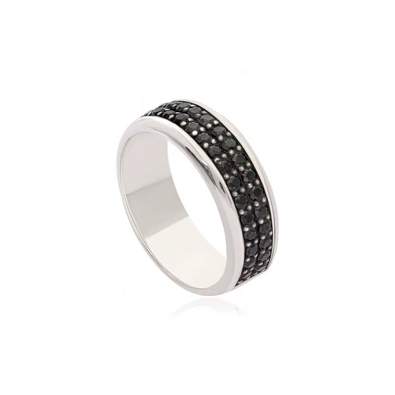 Bague Obsidian - Argent sterling 925