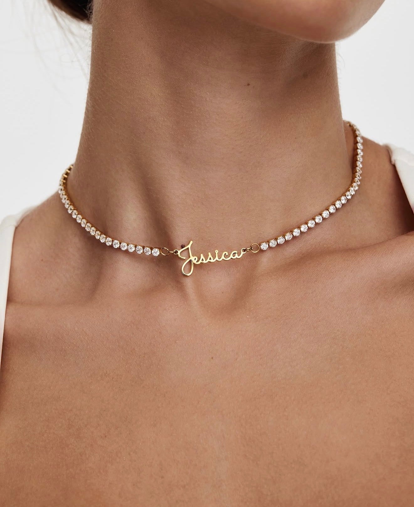 Collier personnalisé en français - Acier inoxydable