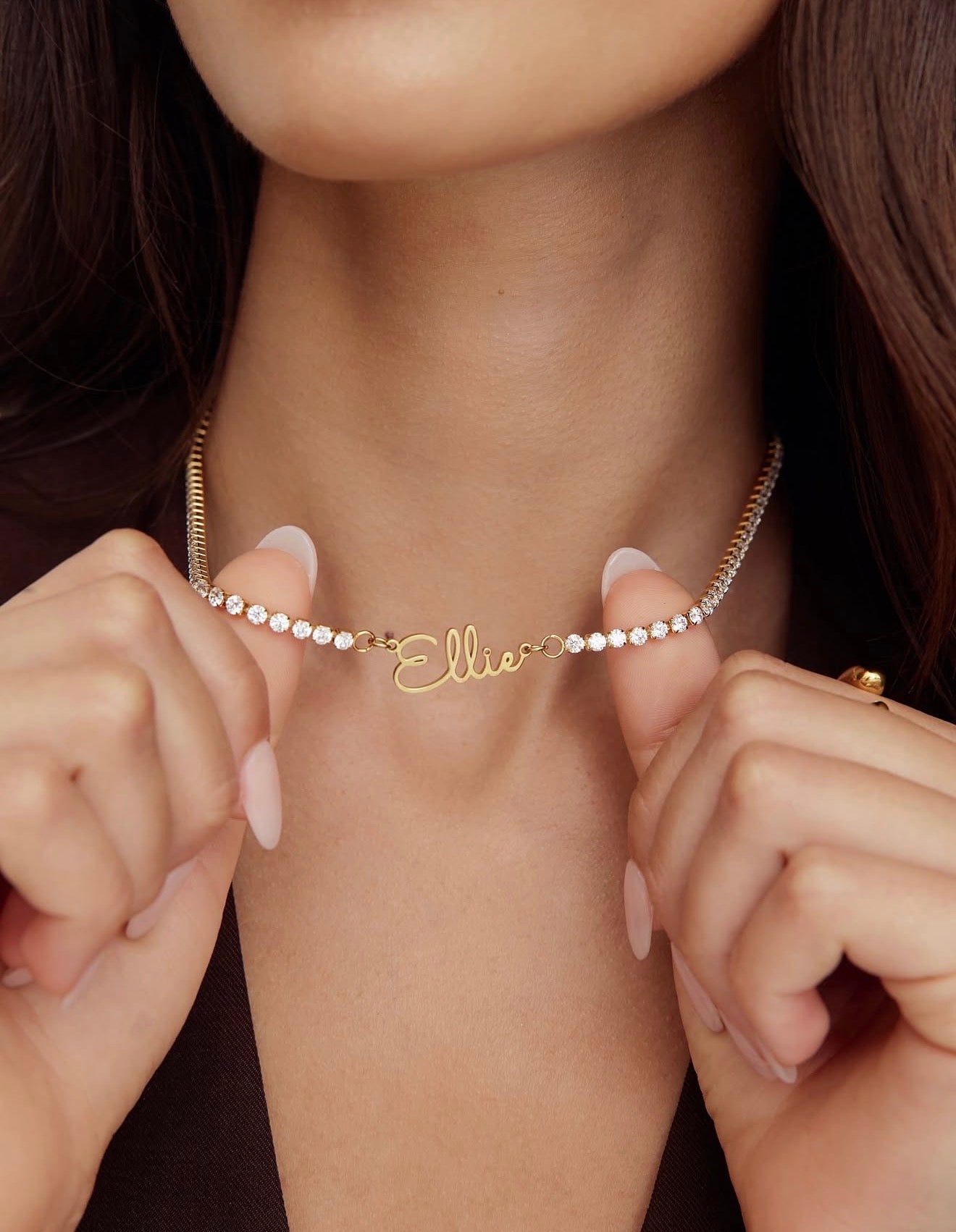 Collier personnalisé en français - Acier inoxydable