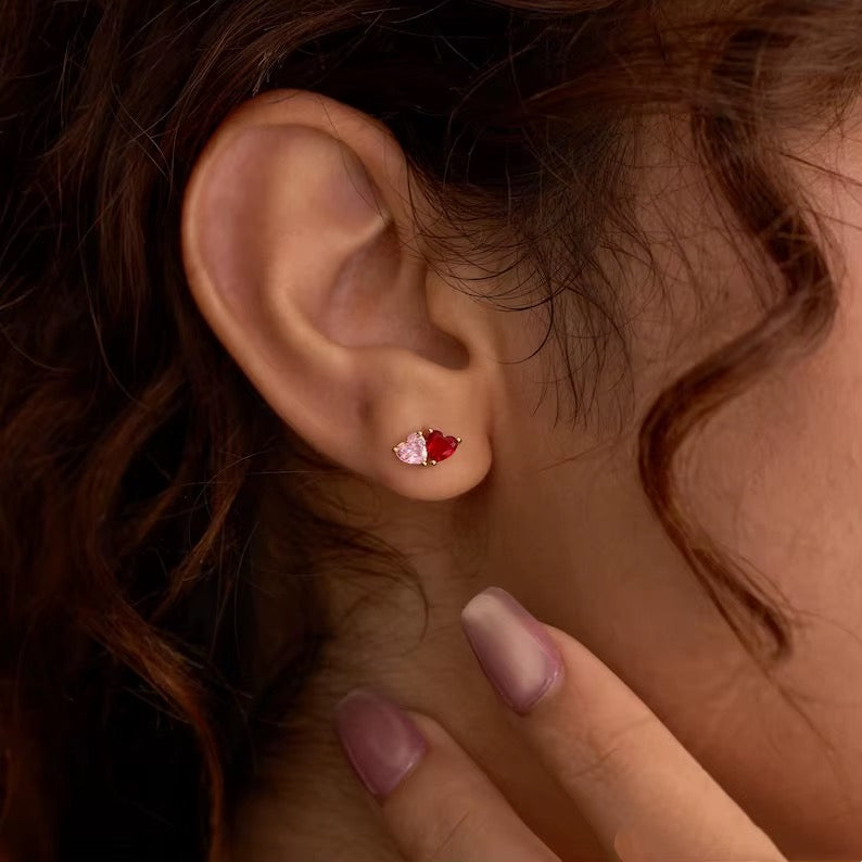 Boucles d'oreilles avec pierre de naissance -  Acier inoxydable