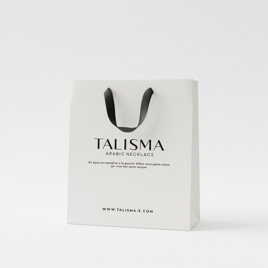 Sac cadeau blanc