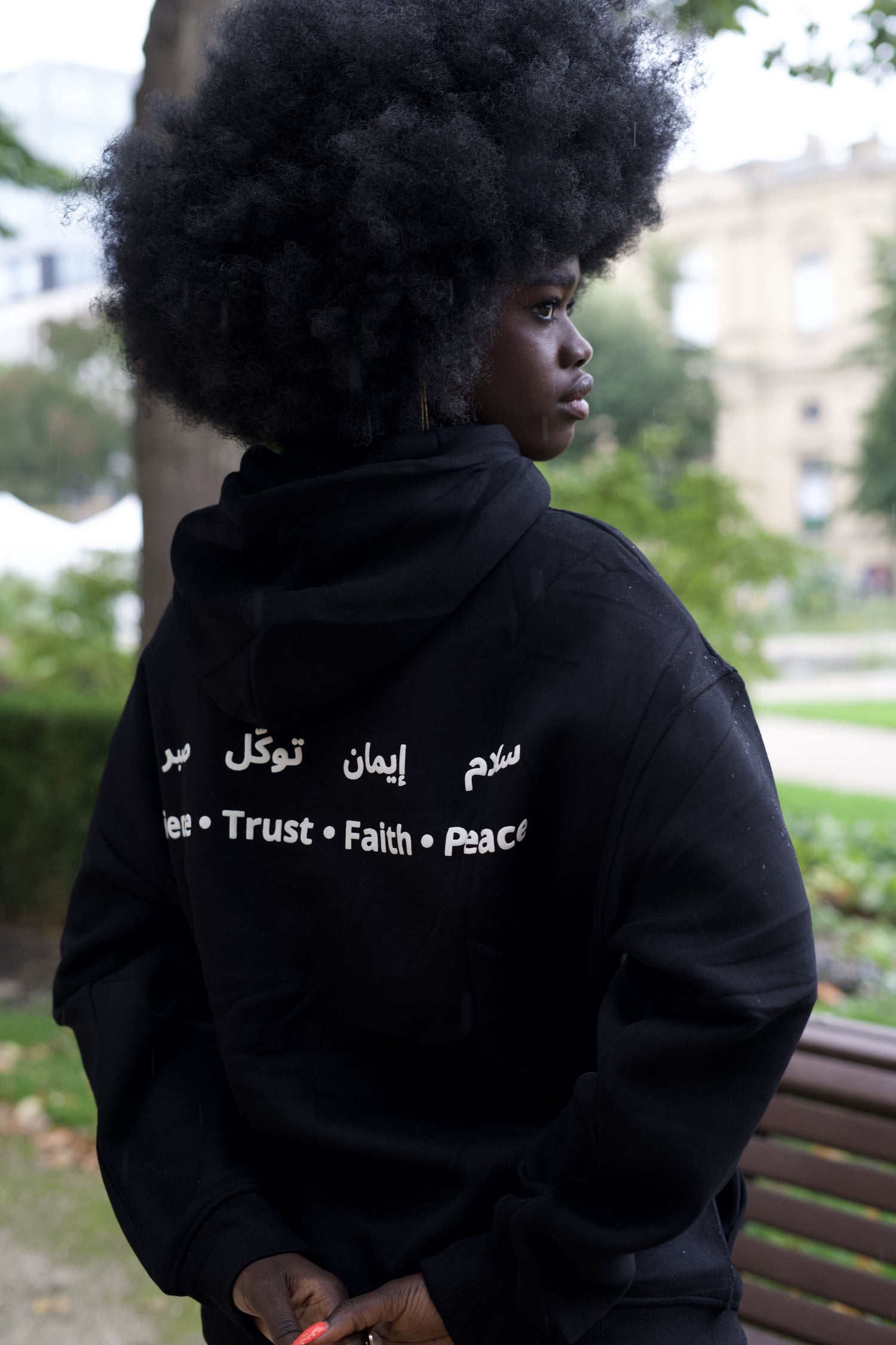 Sweat - Patience, Trust, Faith, Peace à capuche ｜Unisexe
