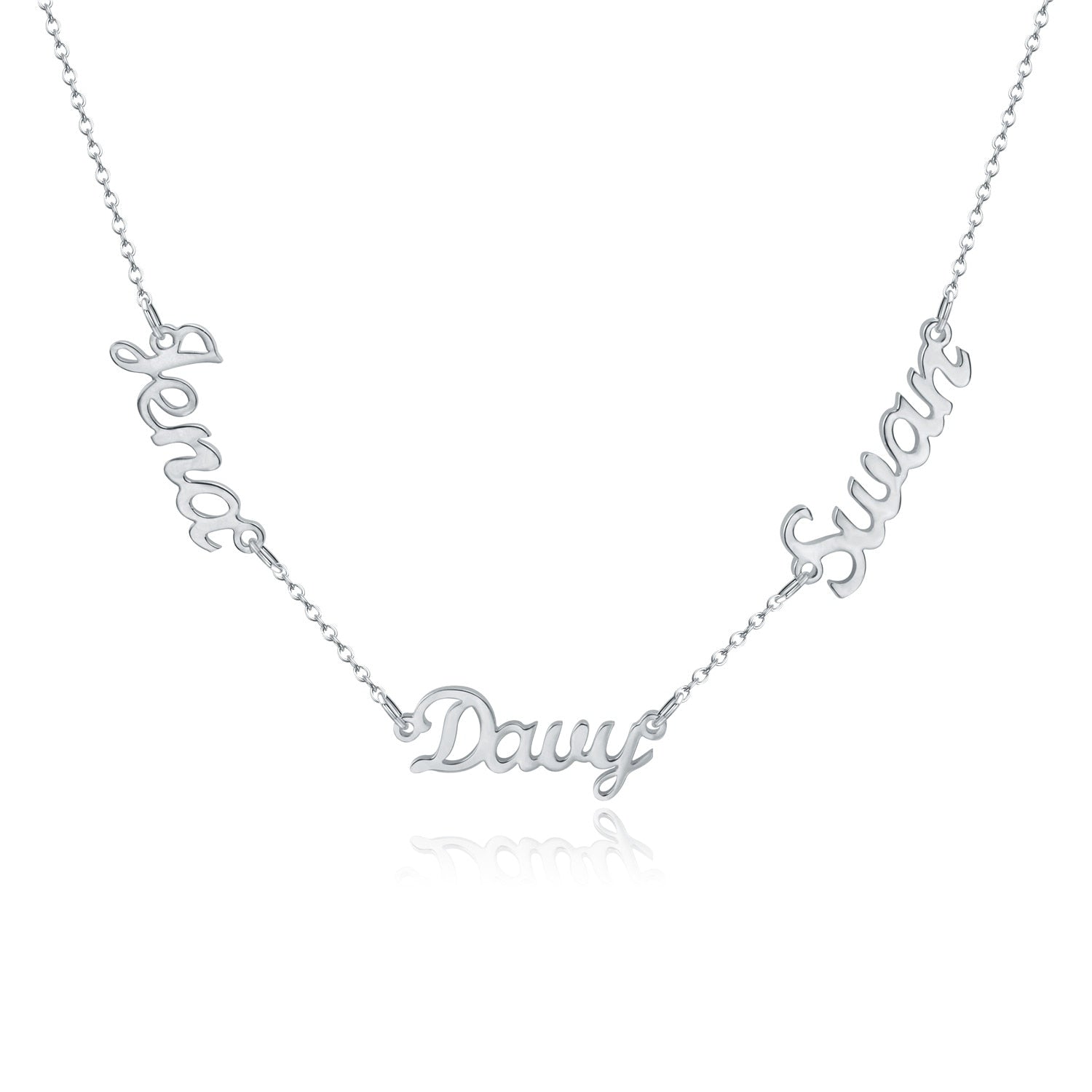 Collier personnalisé avec trois noms